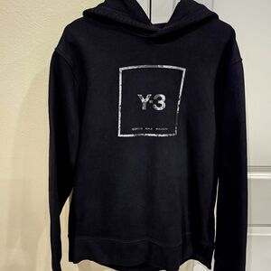 Y-3 Black Graphic Hoodie